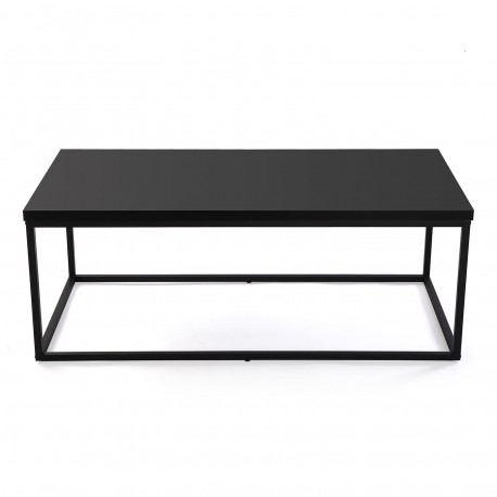 BLACK METAL COFFEE TABLE