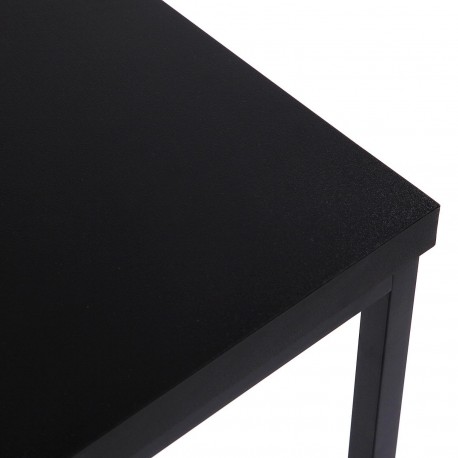 BLACK METAL COFFEE TABLE