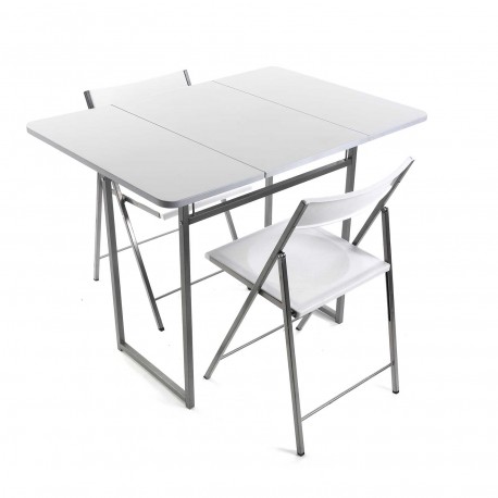 FOLDING TABLE + CHAIRS ANDREA