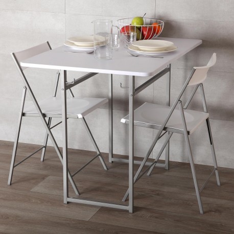 FOLDING TABLE + CHAIRS ANDREA