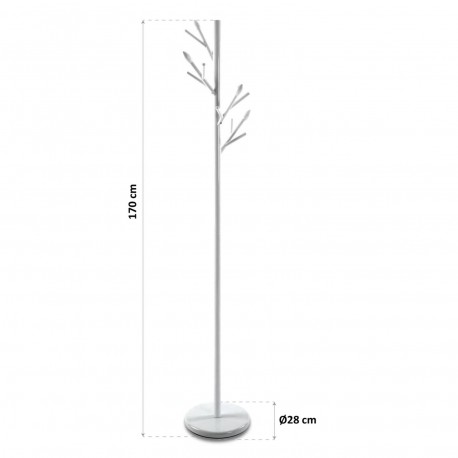 WHITE COAT RACK ALBION