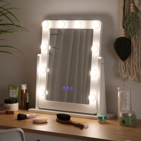 GLAM RECTANGULAR MIRROR WITH LIGHTS