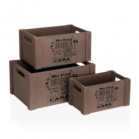 SET 3 INFLUENCER WOODEN BOXES