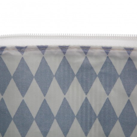 BLUE HANDLE VANITY CASE