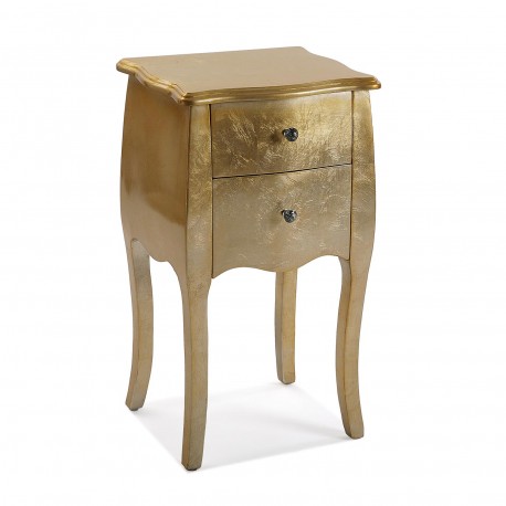 GOLD  BEDSIDE TABLE