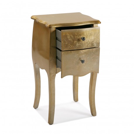 GOLD  BEDSIDE TABLE