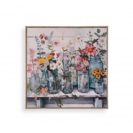 WILD FLOWERS CANVAS 40X40