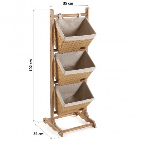 BATHROOM FURNITURE 3 BASKETS