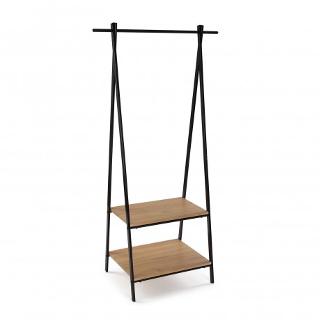 DARK SHELF COAT RACK