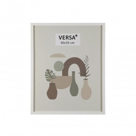 WOODEN PHOTO FRAME 40X50 WHITE