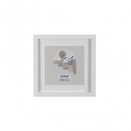 WHITE SQUARE PHOTO FRAME 20X20