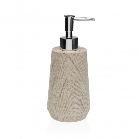 WOOD-FINISH SOAP DISPENSER