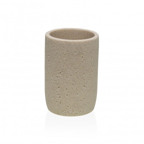 STONE-FINISH TOOTHBRUSH HOLDER