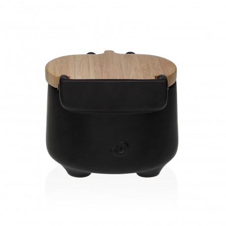BLACK PIG SALT BOWL