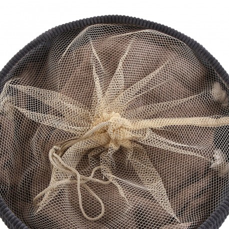 DARK GREY CORDUROY LAUNDRY BASKET