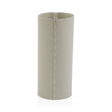 CREAM LEATHER UMBRELLA STAND