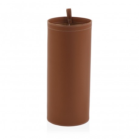 TERRACOTTA LEATHER UMBRELLA STAND