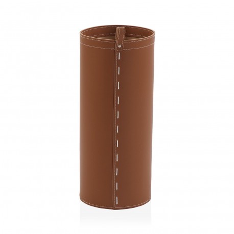 TERRACOTTA LEATHER UMBRELLA STAND
