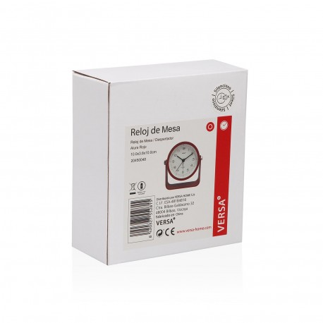 RED ALURA ALARM CLOCK