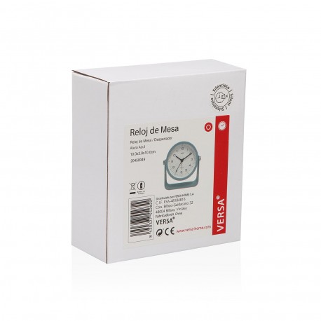 BLUE ALURA ALARM CLOCK