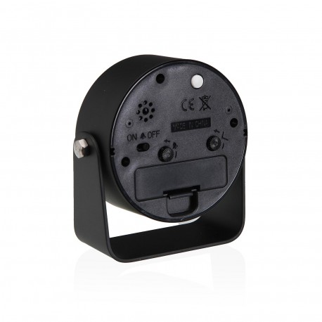 BLACK ALURA ALARM CLOCK