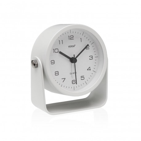 WHITE ALURA ALARM CLOCK
