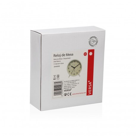 WHITE ZEAL ALARM CLOCK