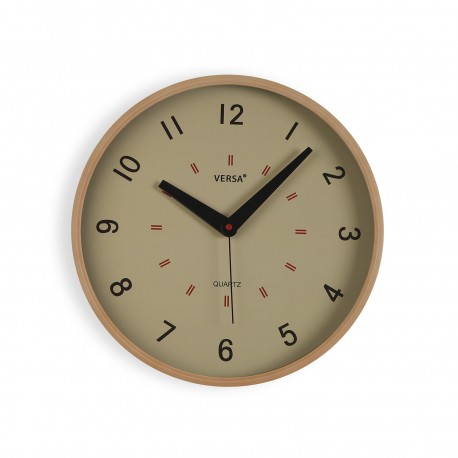 WALL CLOCK BLACK 30CM