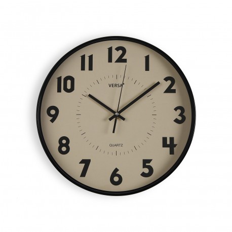 WALL CLOCK BEIGE 30CM