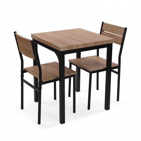 DINING TABLE WITH 2 CHAIRS