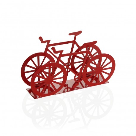 RED BIKE METAL NAPKIN HOLDER