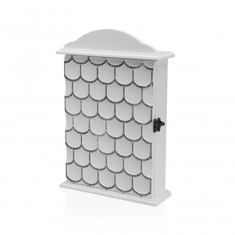 WHITE KEY BOX WITH SCALE DECORATION