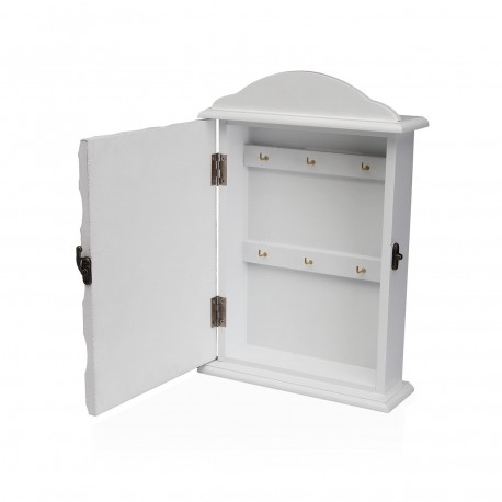 WHITE KEY BOX WITH SCALE DECORATION