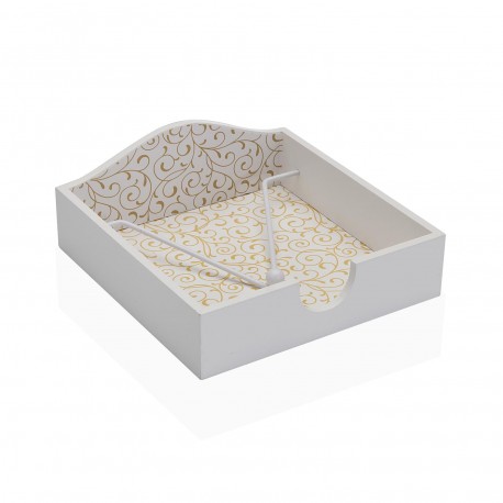 WOODEN NAPKIN HOLDER SERPENTINE