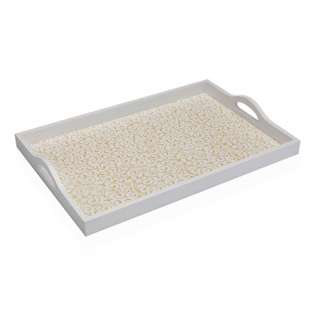 WOODEN TRAY SERPENTINE