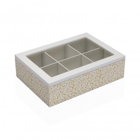 WOODEN TEA BOX SERPENTINE