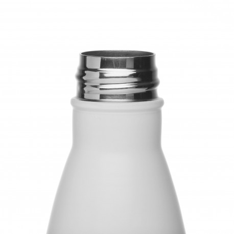 WHITE MATTE BOTTLE 500ML STAINLESS STEEL