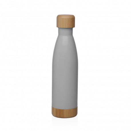 GREY MATTE BOTTLE 500ML STAINLESS STEEL