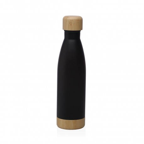 BLACK MATTE BOTTLE 500ML STAINLESS STEEL