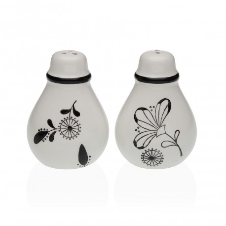 SALT AND PEPPER SET FLOWERS