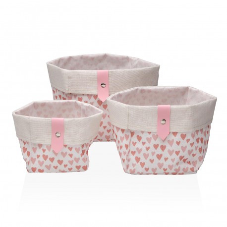 AMORE SET OF 3 SQUARE BASKETS
