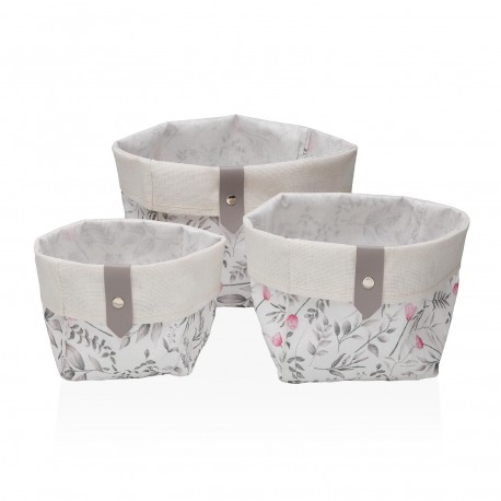 CAPRICE SET OF 3 SQUARE BASKETS
