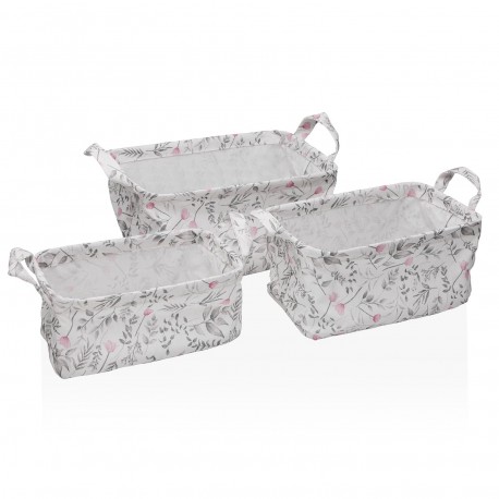 CAPRICE SET OF 3 RECTANGULAR BASKETS