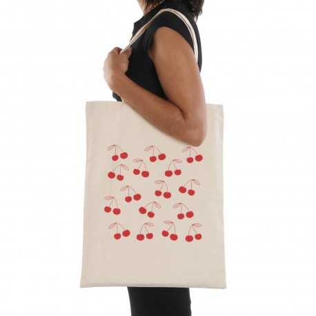 CHERRIES SHOPPING BAG