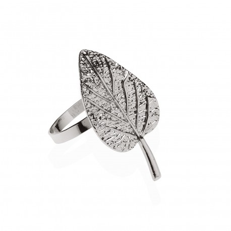 SILVER LEAF NAPKIN HOLDER