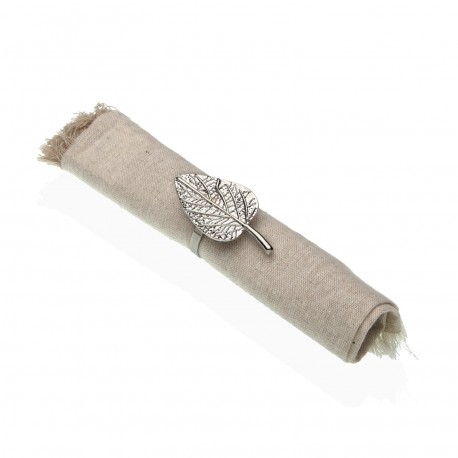 SILVER LEAF NAPKIN HOLDER