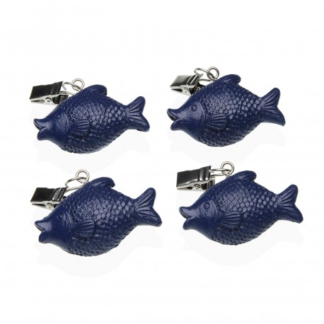 SET OF 4 TABLECLOTH WEIGHTS FISH