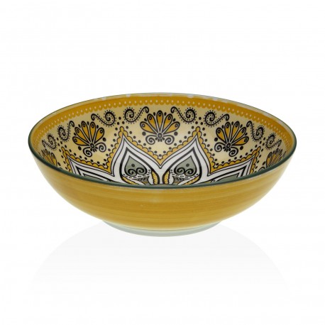 YELLOW SALAD BOWL 23CM