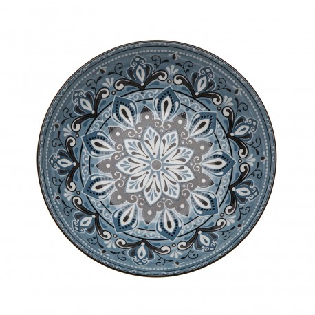 BLUE SALAD BOWL 23CM