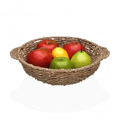 OVAL BASKET WITH HANDLES